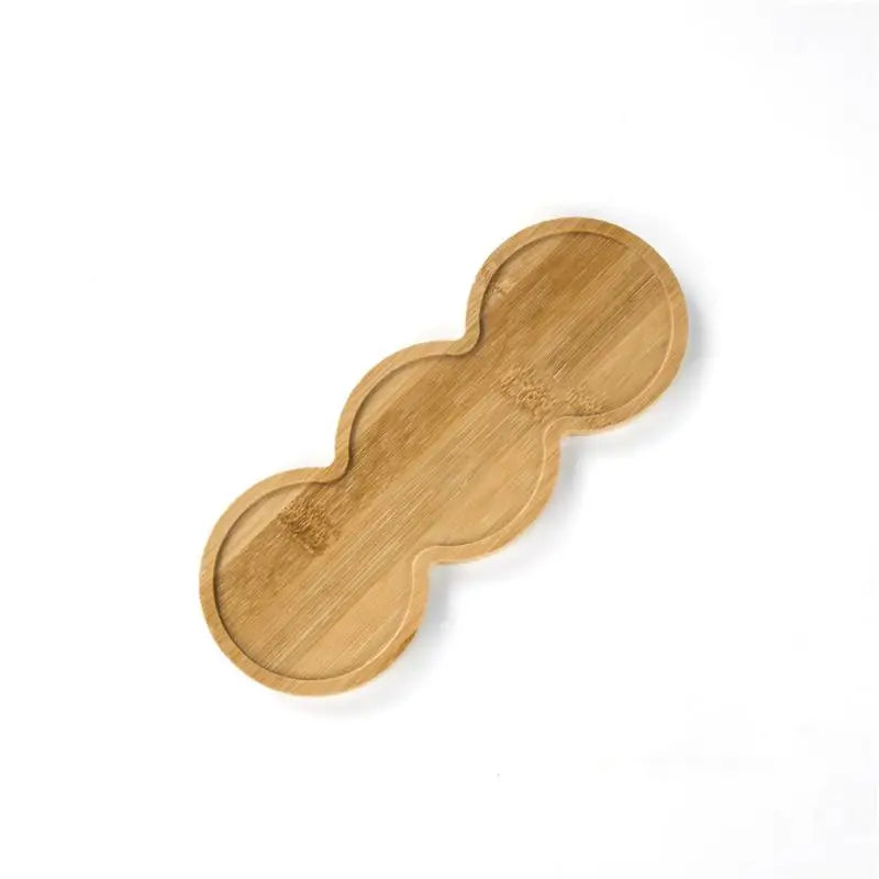 17 Style Bamboo Tray Wood Saucer Flower Pot Tray Cup Pad Coaster Plate Kitchen Decorative Plate Creative Coaster bandeja 화분받침대