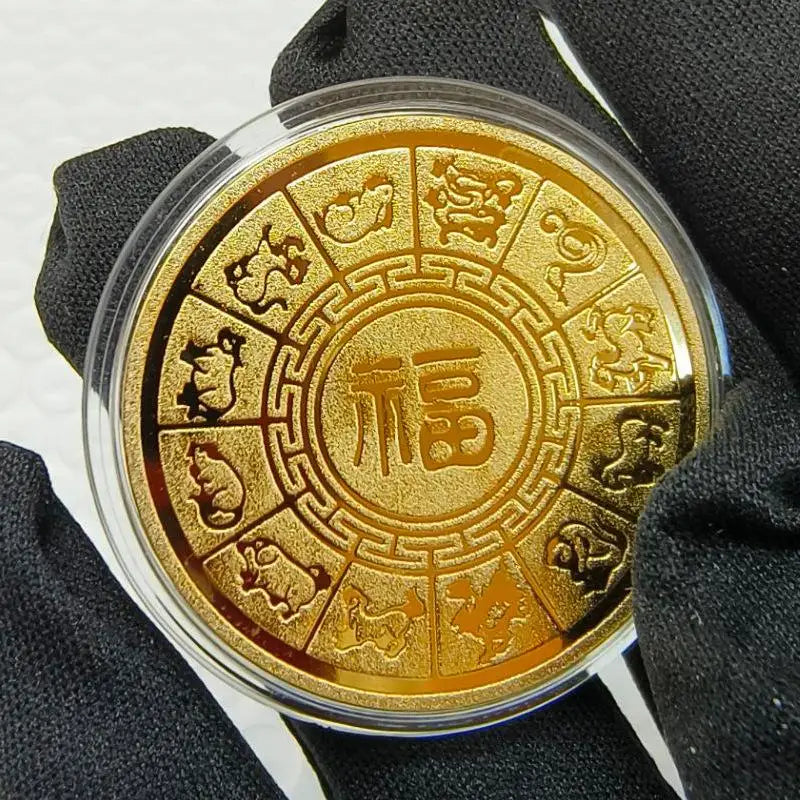1PC  Metal Collection 2026 New Year Souvenir 40mm Chinese Coins Lucky Animal Horse Collectible Coins