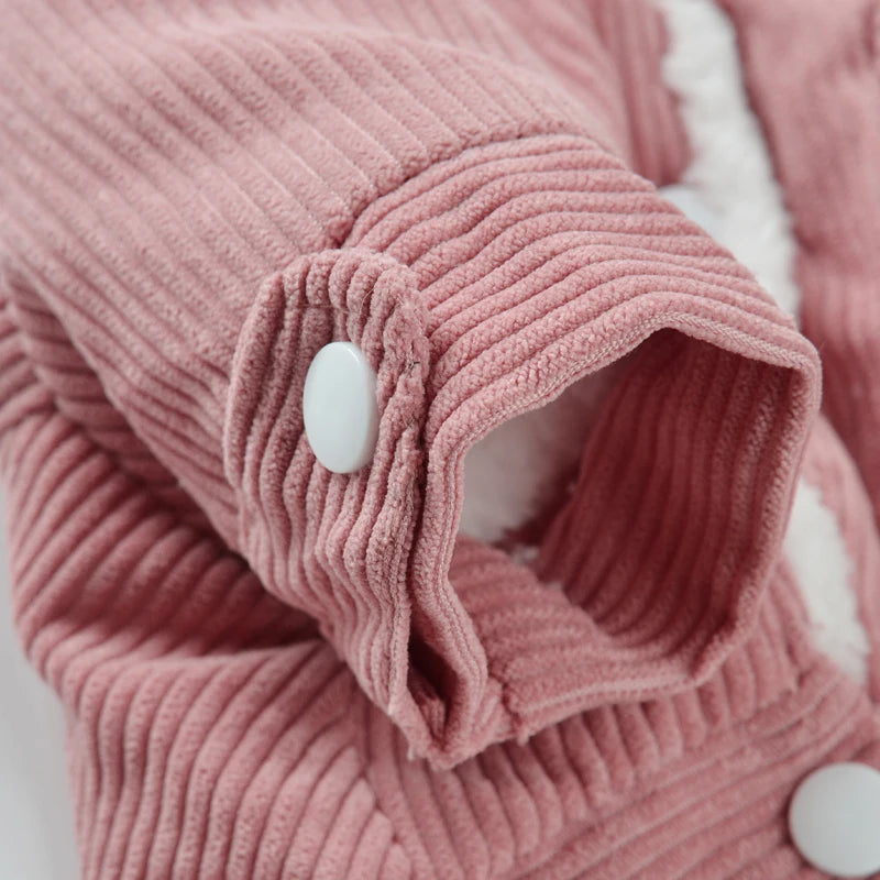 Autumn Winter Pet Dog Clothes Fleece Warm Jacket Coat Cozy Thicken Puppy Clothing for Small Medium Dogs Cat Schnauzer Pug Outfit