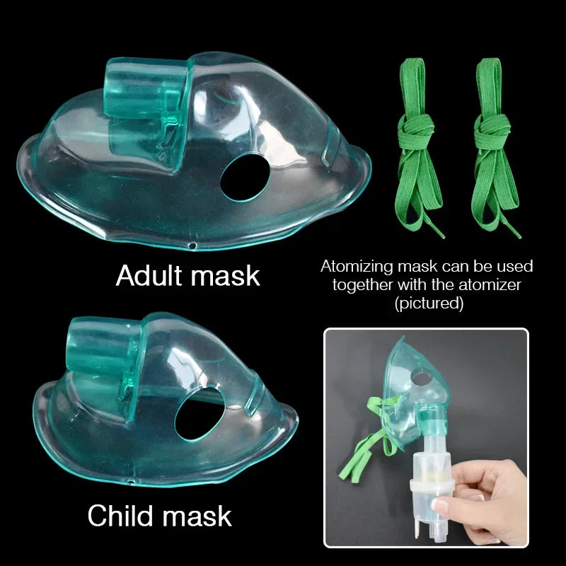 Nebulizer Cup Mask Adult Kid Inhaler Set Soft Tube