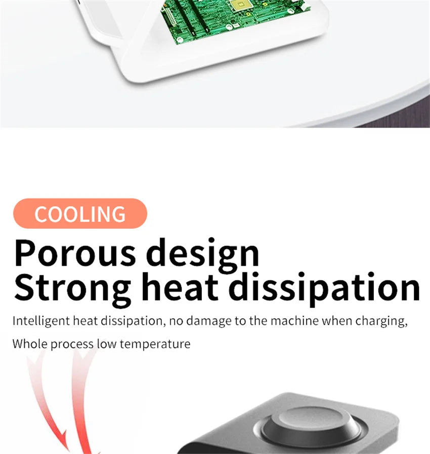3 in 1 Wireless Charger Stand Fast Charging Dock Station for iPhone 17-12 X XR 8 Apple Watch 6 7 8 iWatch Airpods Pro