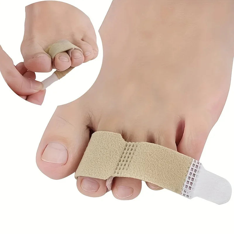 1/2/5/10Pcs Hammer Toe Straightener Toe Splints Bandages for Correcting Hammertoe Crooked & Overlapping Toes Protector