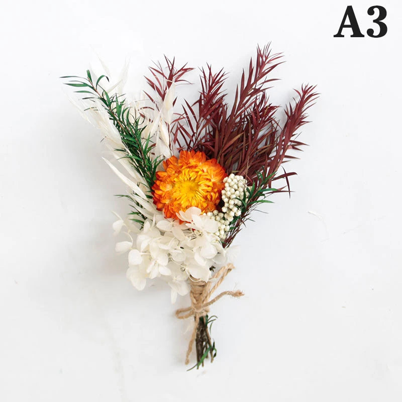 1 bouquet of artificial dried flowers roses home decoration photography photo background wedding decoration