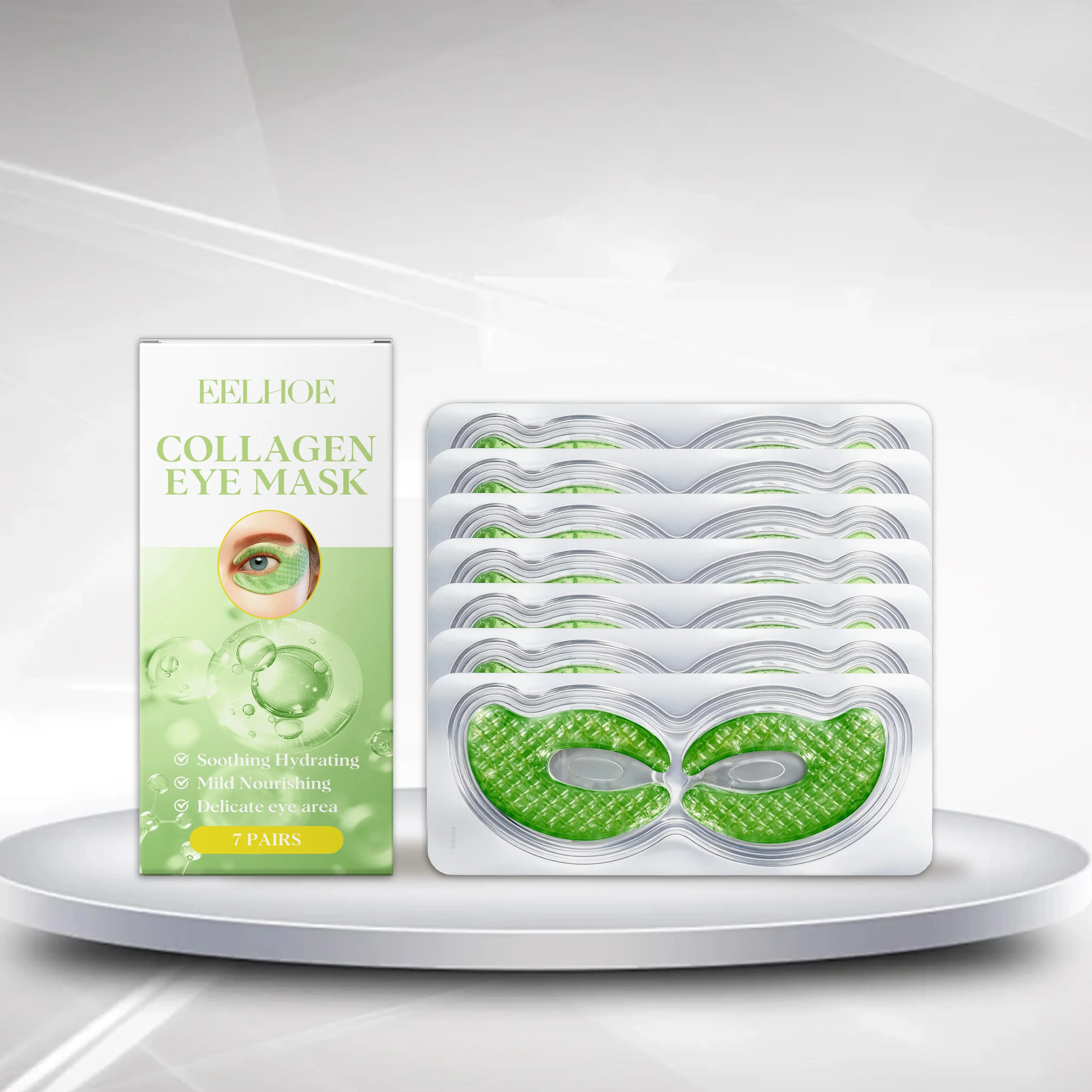 Collagen Eye Mask Patches Moisturizing Firming Anti Dark Circles Remove Eye Bags Eyes Care Gel Masks Pads Eyes Skin Care