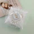 Wedding Ring Pillow - Elegant Ring Bearer Cushion