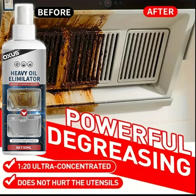 Oil Stain Cleaner Oven Household Grill Grease Detergent Range Hood Cleaning Oil Dirt Removal Anti Rust Kitchen Cleaning Spray