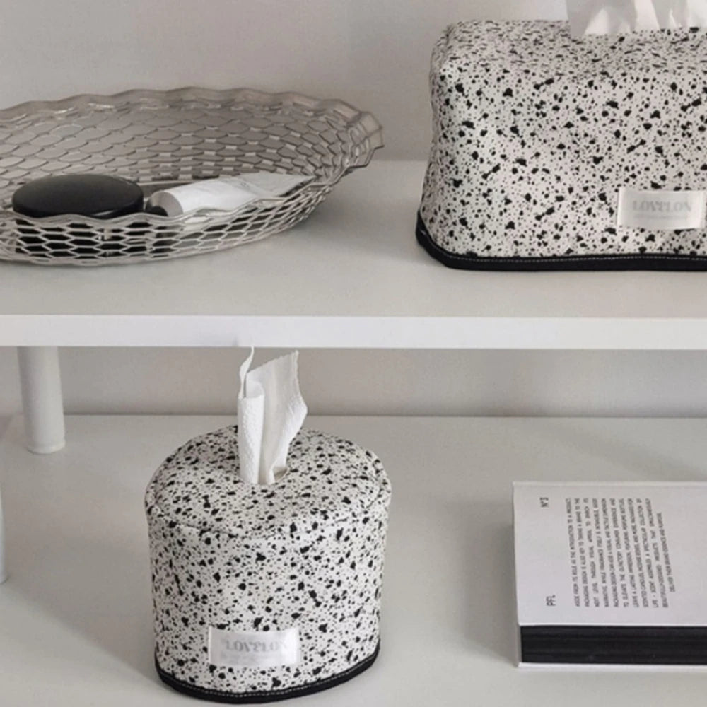 Splash Ink Tissue Case Vintage Wet Wipe Pouch Living Room Tissue Box Paper Holder Tissue Pouch Kitchen Storage & Organization