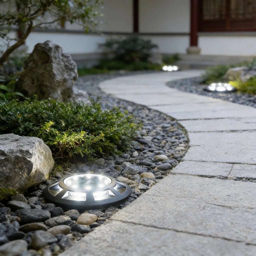 Solar Ground Lights LED Waterproof Solar Garden Lights Outdoor
