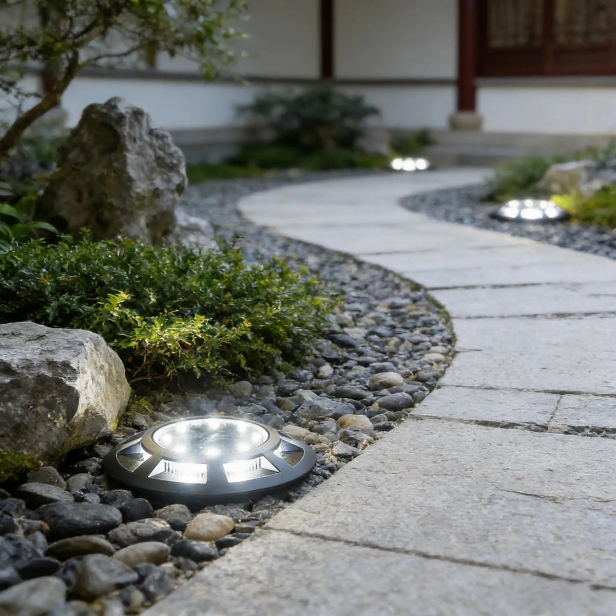 Solar Ground Lights LED Waterproof Solar Garden Lights Outdoor