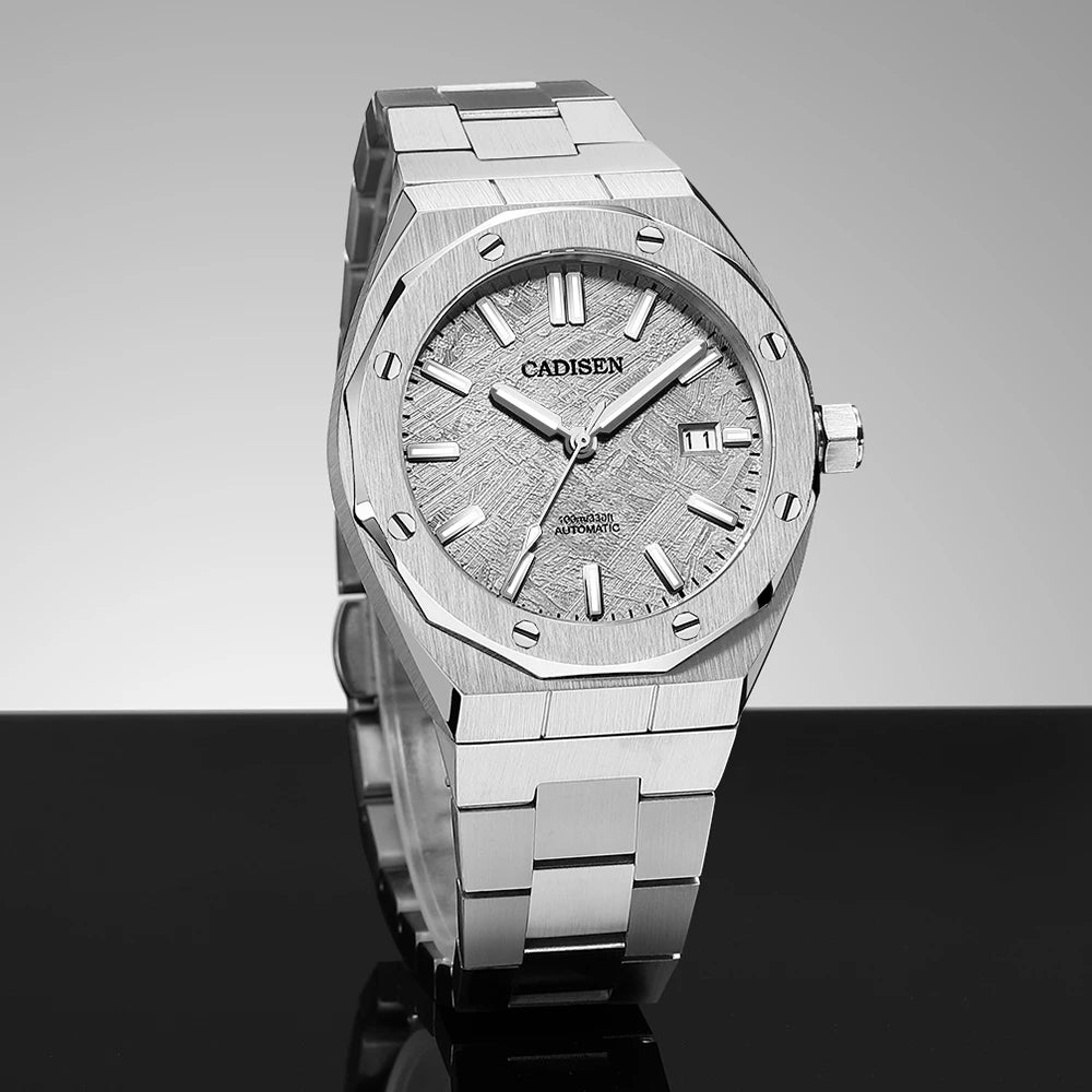 CADISEN Automatic Mens Watches Fashion Top Brand Stainless Steel