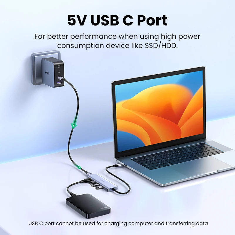 UGREEN USB C Hub 4 Ports USB Type C