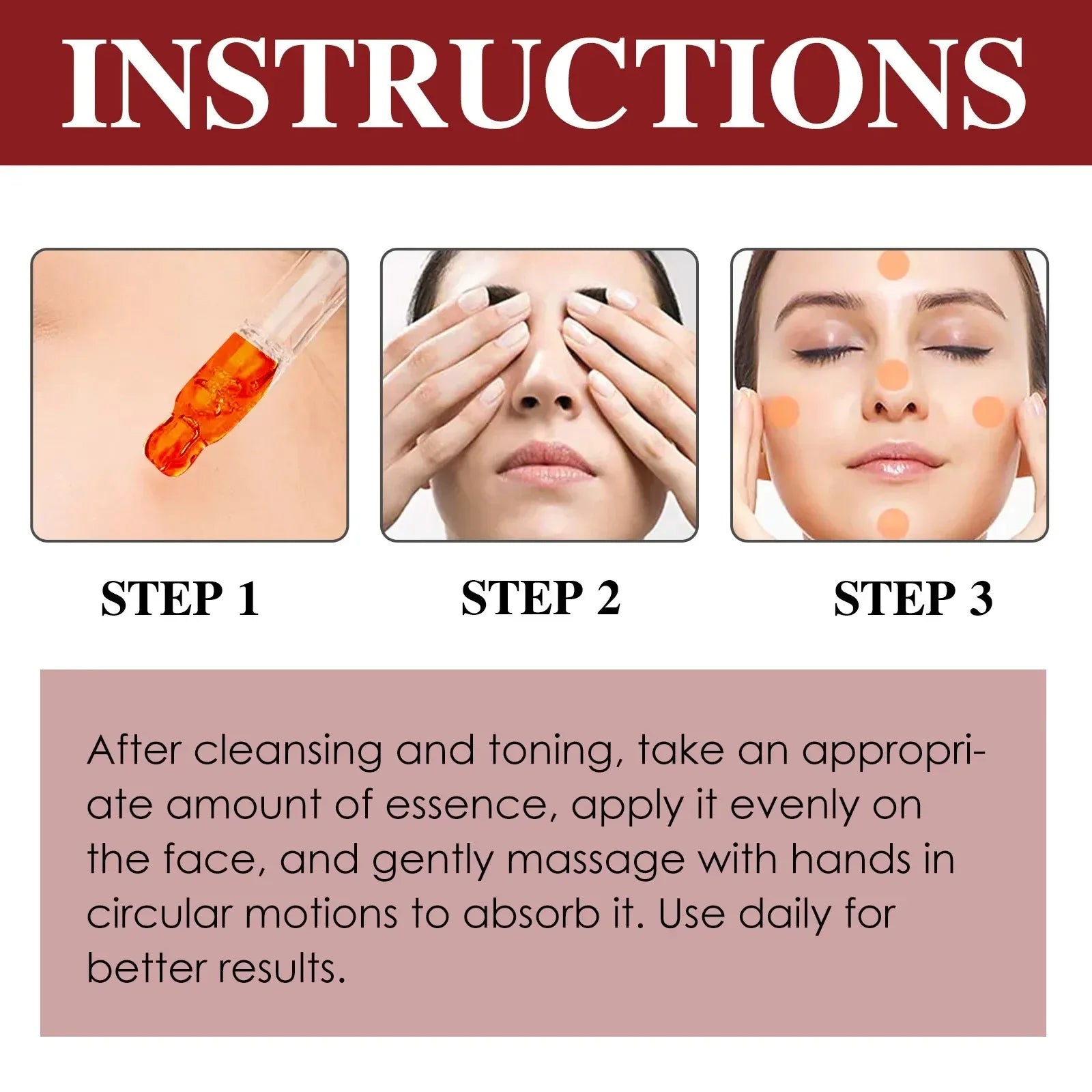 Jayswing Vitamin C B3 Essence Face Retinol Serum Deep Hydration Moisturizer Reduce Fine Lines Whitening Essence Skin Care