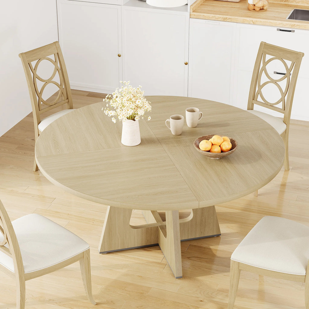 47 Inch Round Dining Table For 4-6