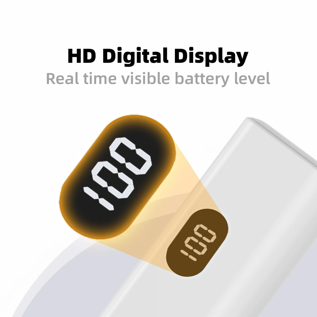 Lightweight 5000mAh Portable Power Bank with Built-in Type C