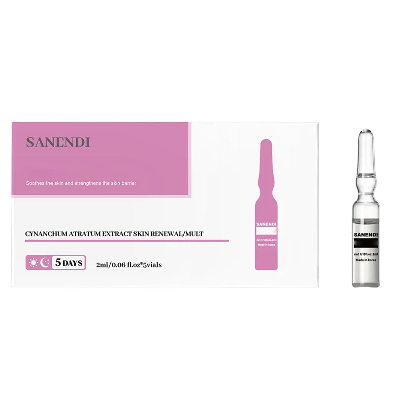 5Vials Peptide Salmon DNA ampoule Serum Moisturise AQUA Serum Face oil control Skin Care nourishing and moisturizing Essence