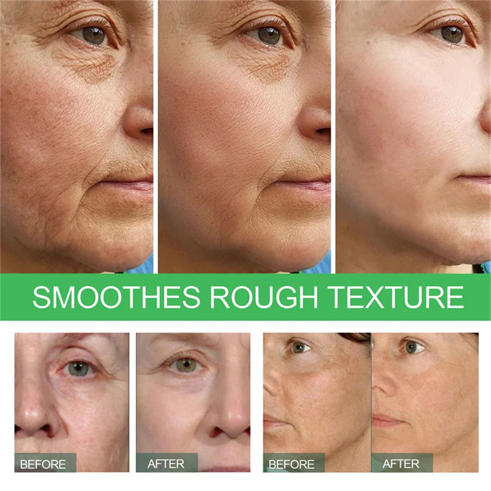 Instant Wrinkle Remover Face Serum Lifting Firming Fade Fine Lines Anti-aging Essence Whitening Brighten Nourish Skin Care
