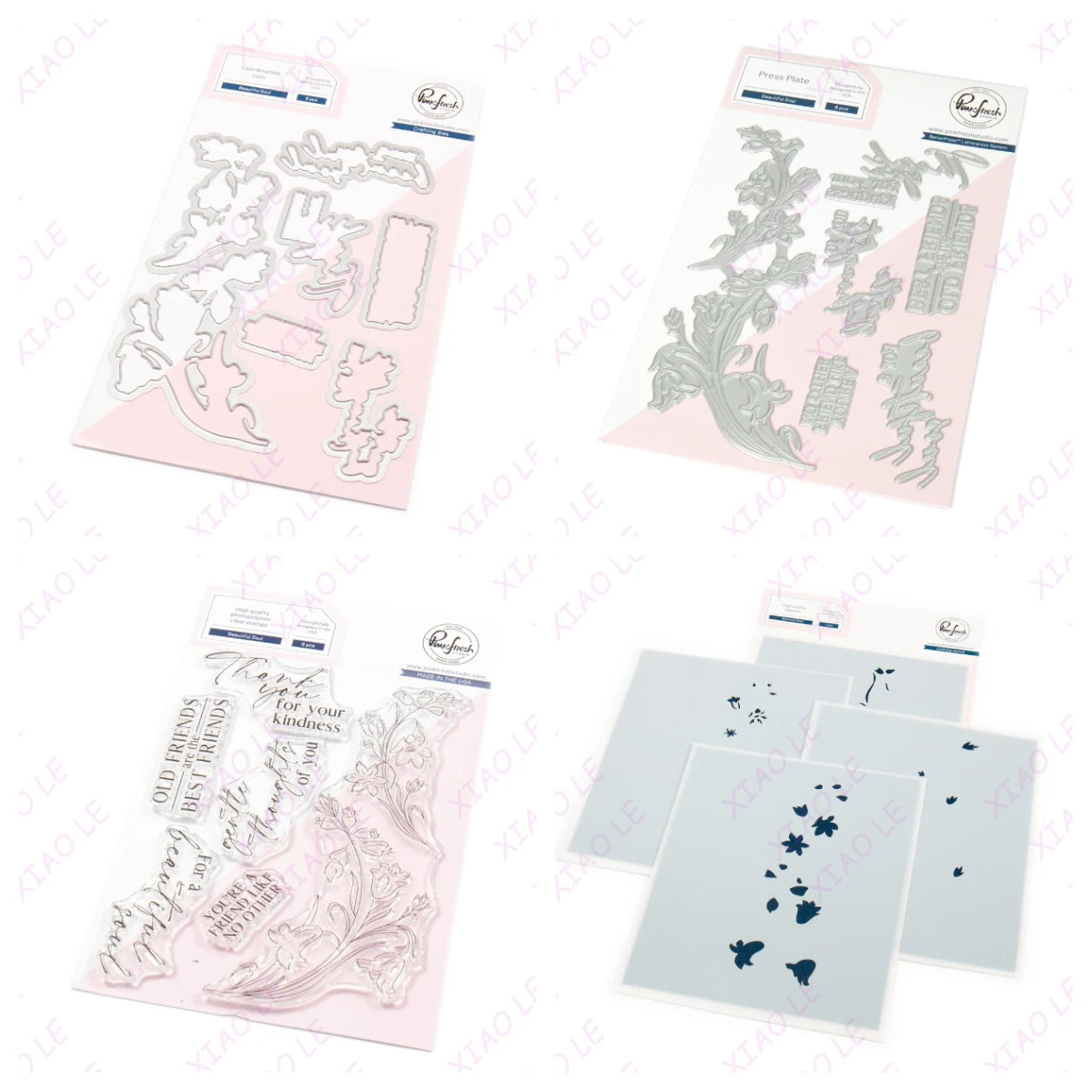 Pink Fresh Good Times April Releases Metal Cutting Dies Stamps Stencil Hot Foil Scrapbooking Album Decoration Craft for DIY Card
