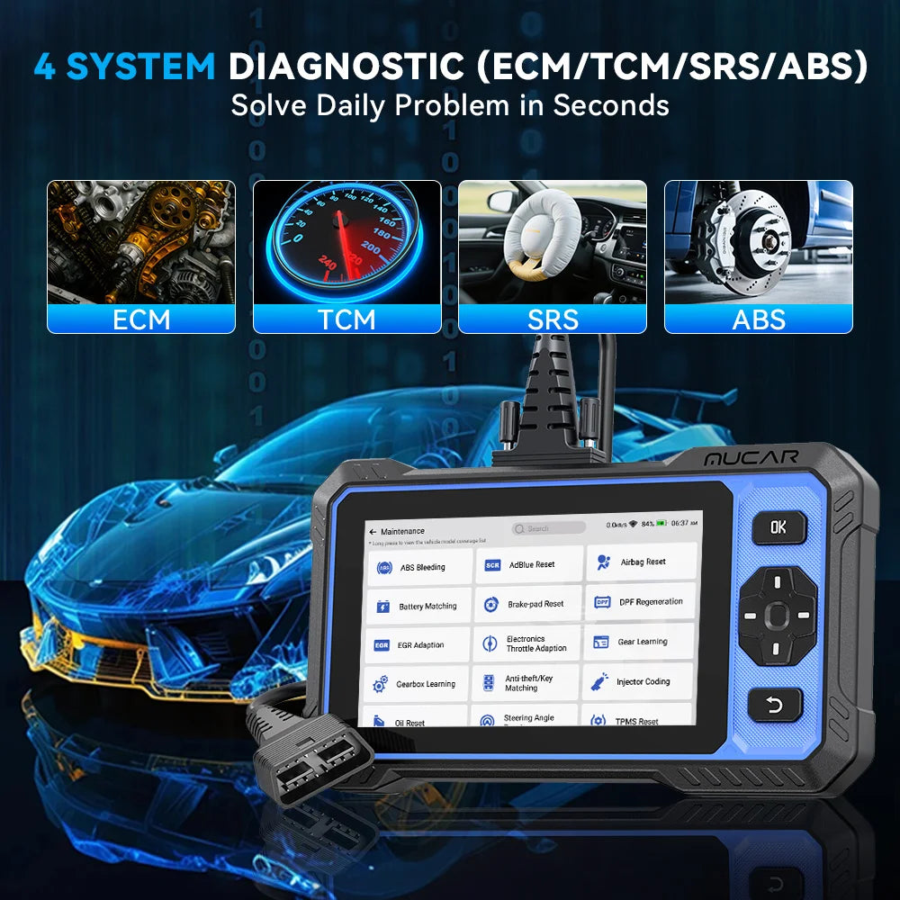 Mucar 632 AI Automotive Tools Life Free Obd2 Scanner