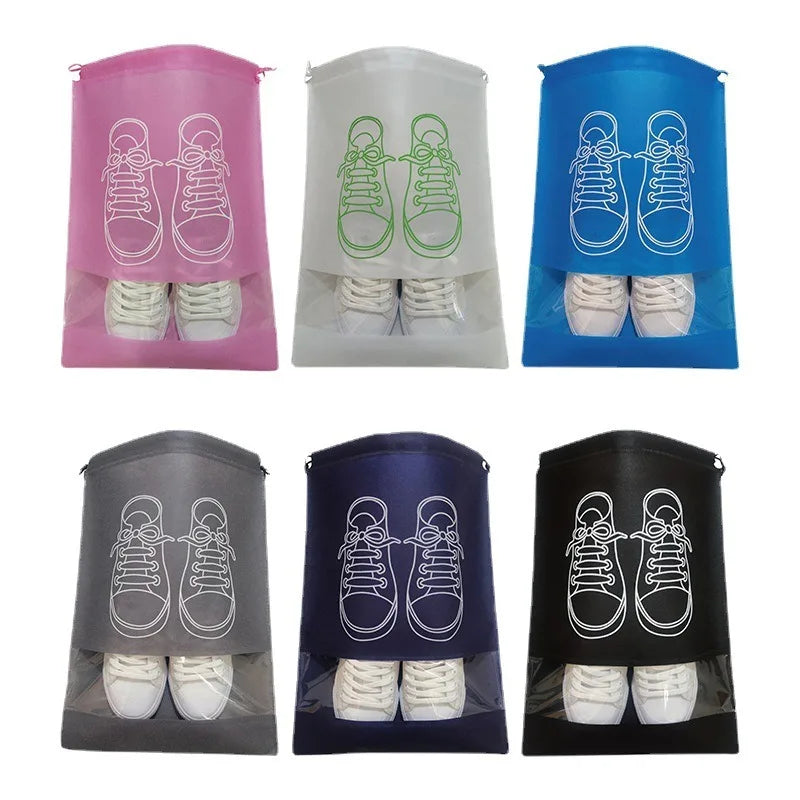 10/5pcs Shoes Storage Bags Closet Organizer Non-woven Travel Portable