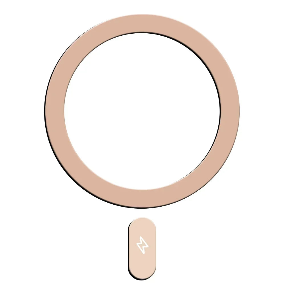 5-1PCS for Magsafe Self Adhesive Metal Plate Ring Universal for Magsafe Magnetic Wireless Charger Iron Sheet Sticker for IPhone