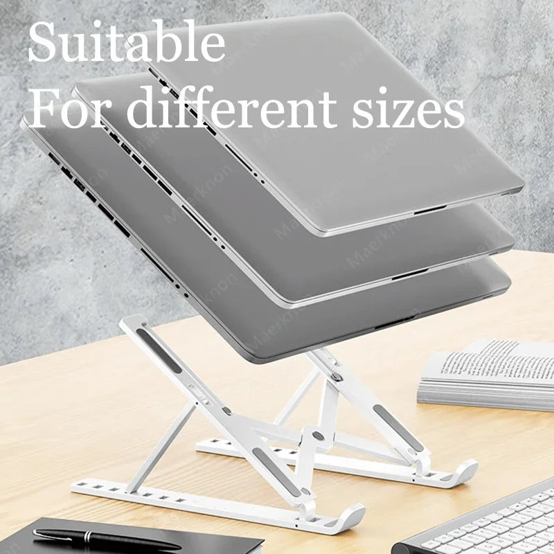 Portable ABS Foldable Laptop Stand Adjustable Notebook Bracket