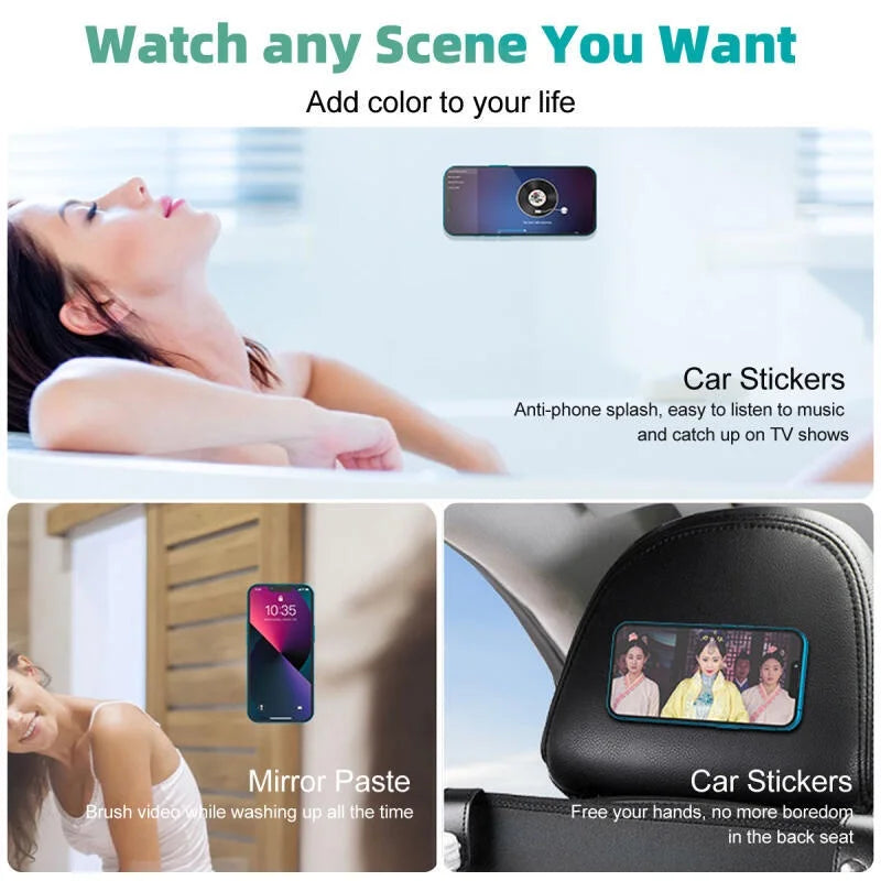 Magnetic Phone Holder For iPhone 15 14 13 12 Pro Max Magnet Ring Mount For Magsafe Smartphone Holder Stand for Wall Kitchen Car
