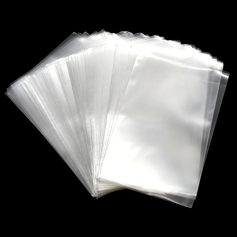 100Pcs Transparent Plastic Bags Candy Lollipop Cookie Packaging Clear Opp Cellophane Bag Christmas Gift Wedding Birthday Party