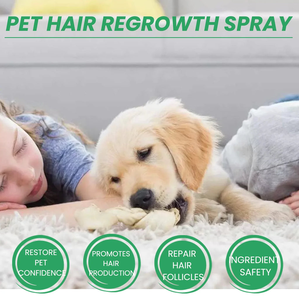 Pet hair enhancer cat and dog hair conditioning and repair damaged hair follicles hair loss care spray