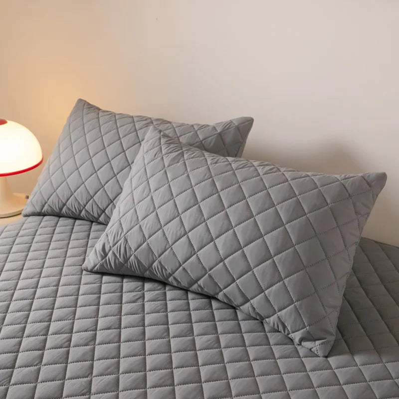 Waterproof Pillowcase, Excluding Pillows 3 Types of Jacquard 48x74cm Pillowcase for Bedroom,Pillow Cover for Home