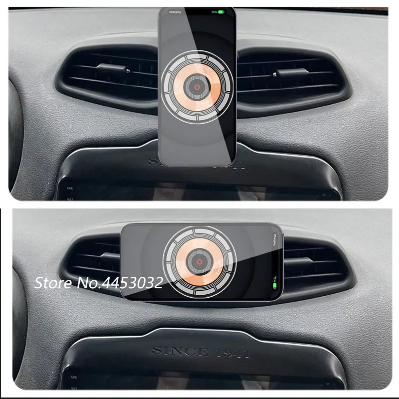 For Audi Q3 F3 2019-2023 15W Car Wireless Charger Phone Holder Rotatable Magnetic Bracket Fast Charging Accessories
