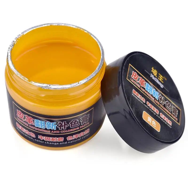 50ml Leather Paint Shoe Cream Coloring Leather Dye Repair Restoration Colors Change Paints For Bag Sofa Car Seat Scratch Brown