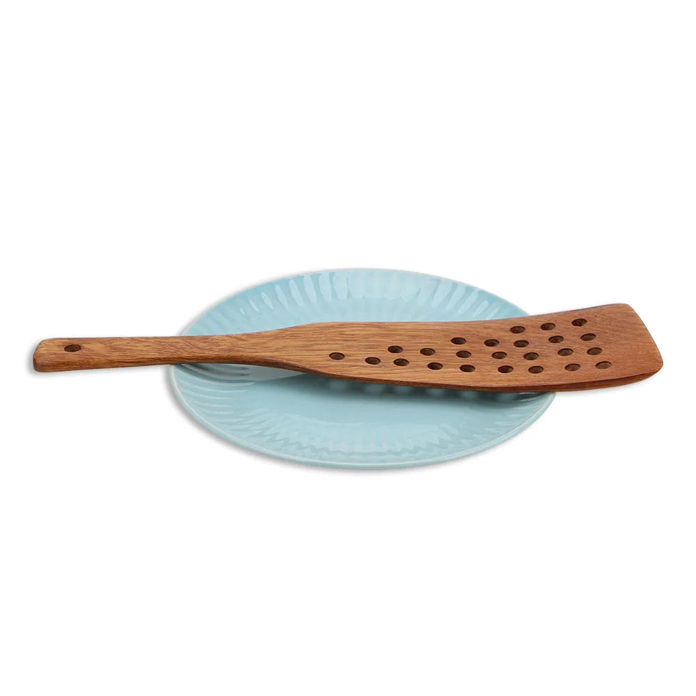 Filter Shovel Kitchen Cooking Tool Frying Steak Shovel Wooden
