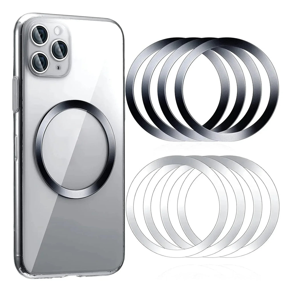 Universal Magnetic Phone Holder Metal Plate Ring For Magsafe Wireless Charger Stainless Steel Iron Sheet Sticker For iPhone pro