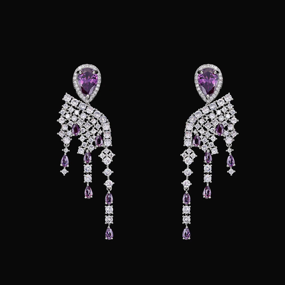 4-Piece Bridal Wedding Jewelry Set Women's