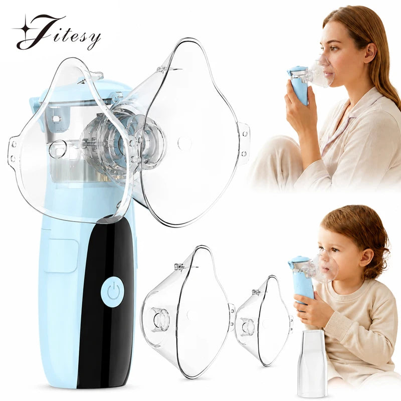Quiet Portable Mesh Nebulizer for Home