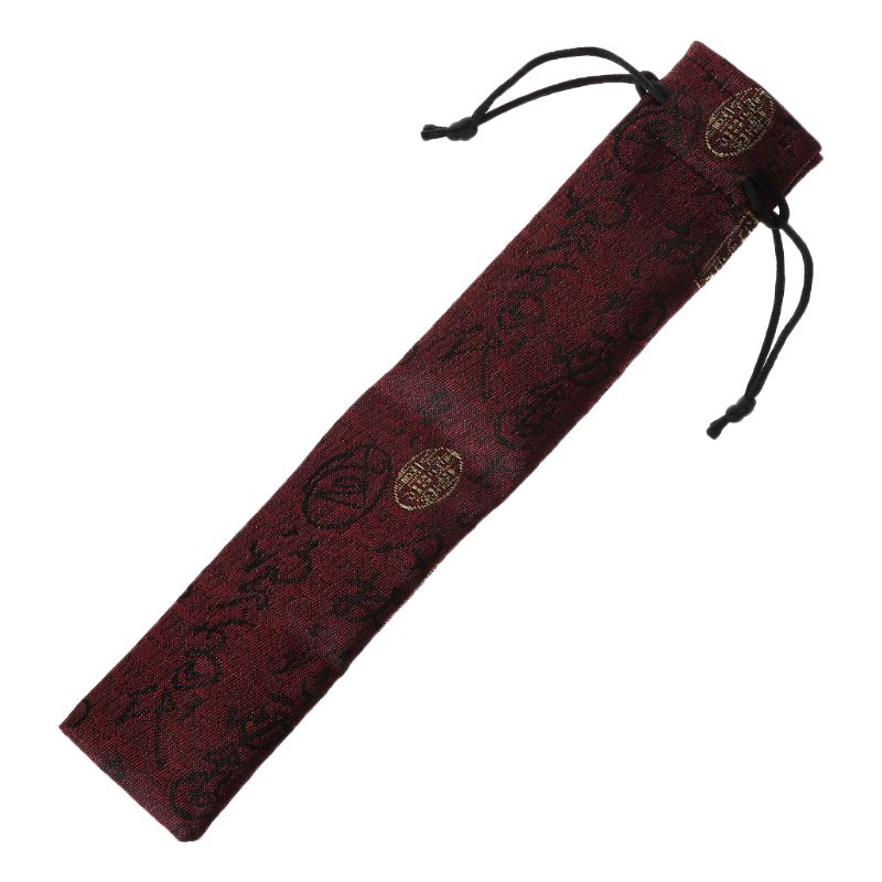 Chinese Style Decorative Folding Hand Fan Bag Dustproof Holder Prote
