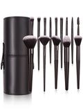 Black Makeup Brush Set Professional Super soft detail brush