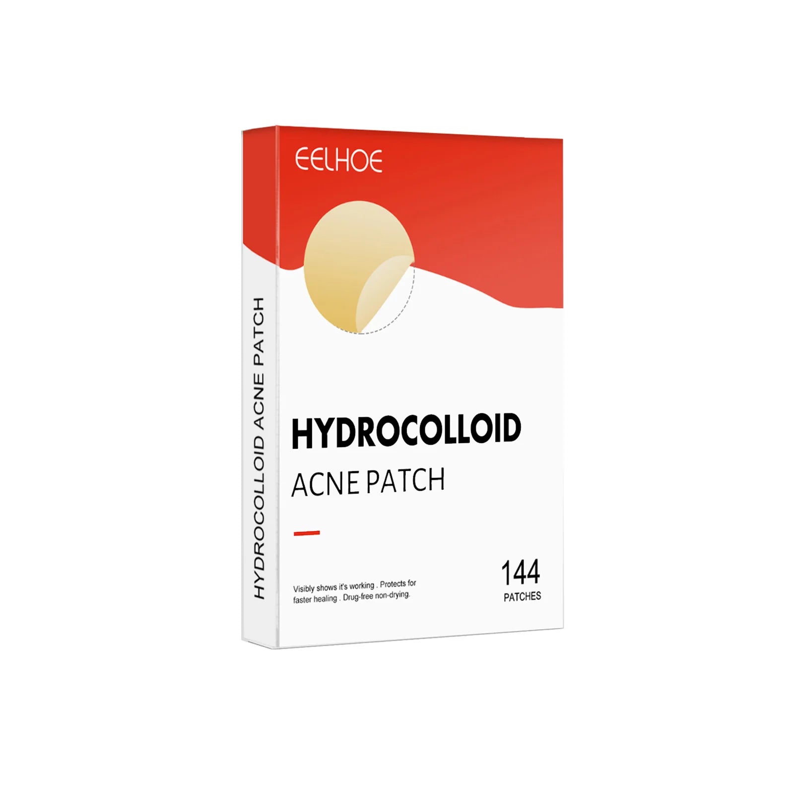 Hydrocolloid Acne Patches - 144 Count Invisible Blemish Patch, Ultra-Thin Skin Care Stickers for Gentle Blemish Care