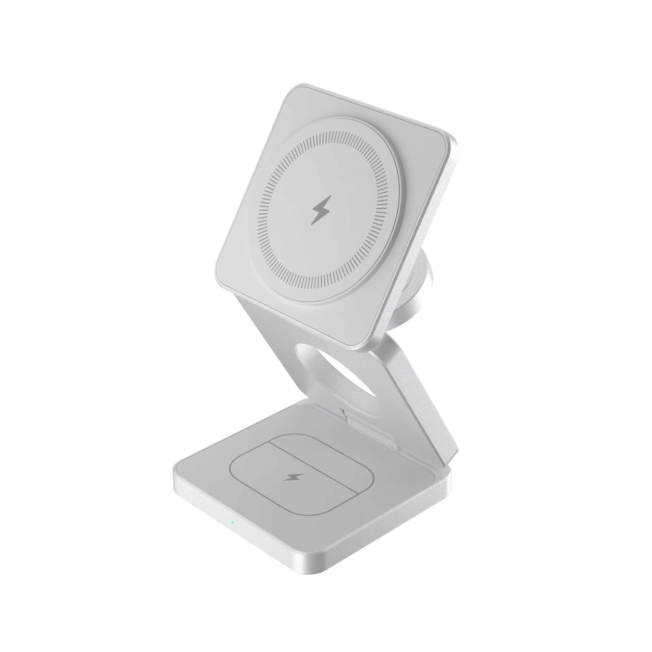 3 in 1 Wireless Charger Qi2 15W For iPhone 16 15 14 13 12 Fast Charging Station For Apple Watch 9 8 7 6 5 for Airpods pro stand