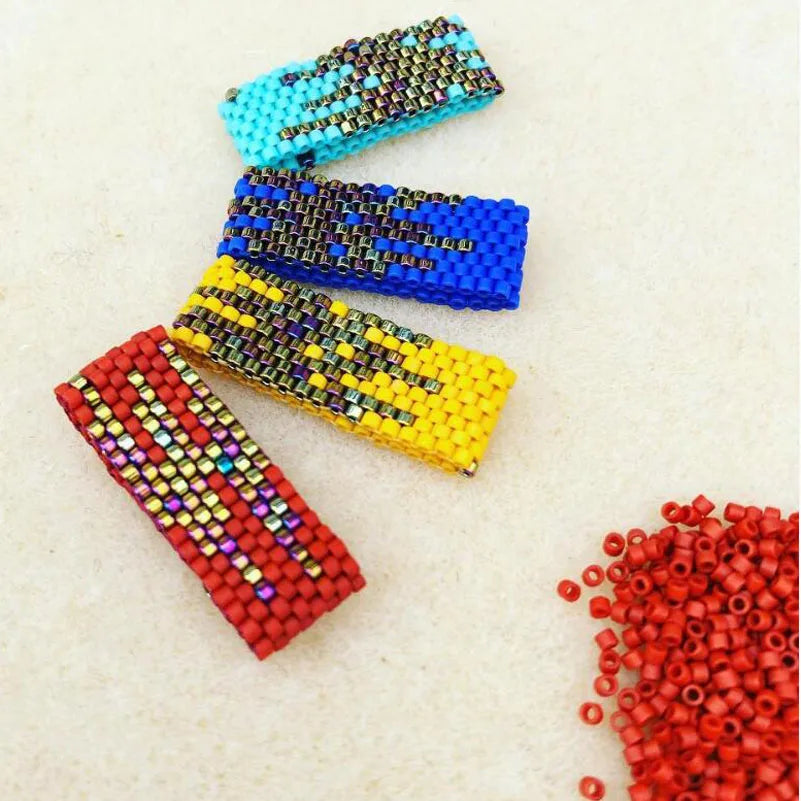 TAO Beads 2.0MM 10Grams/Tube  Metallic Color Round Glass Beads For DIY Handmade Needle Work  Sewing