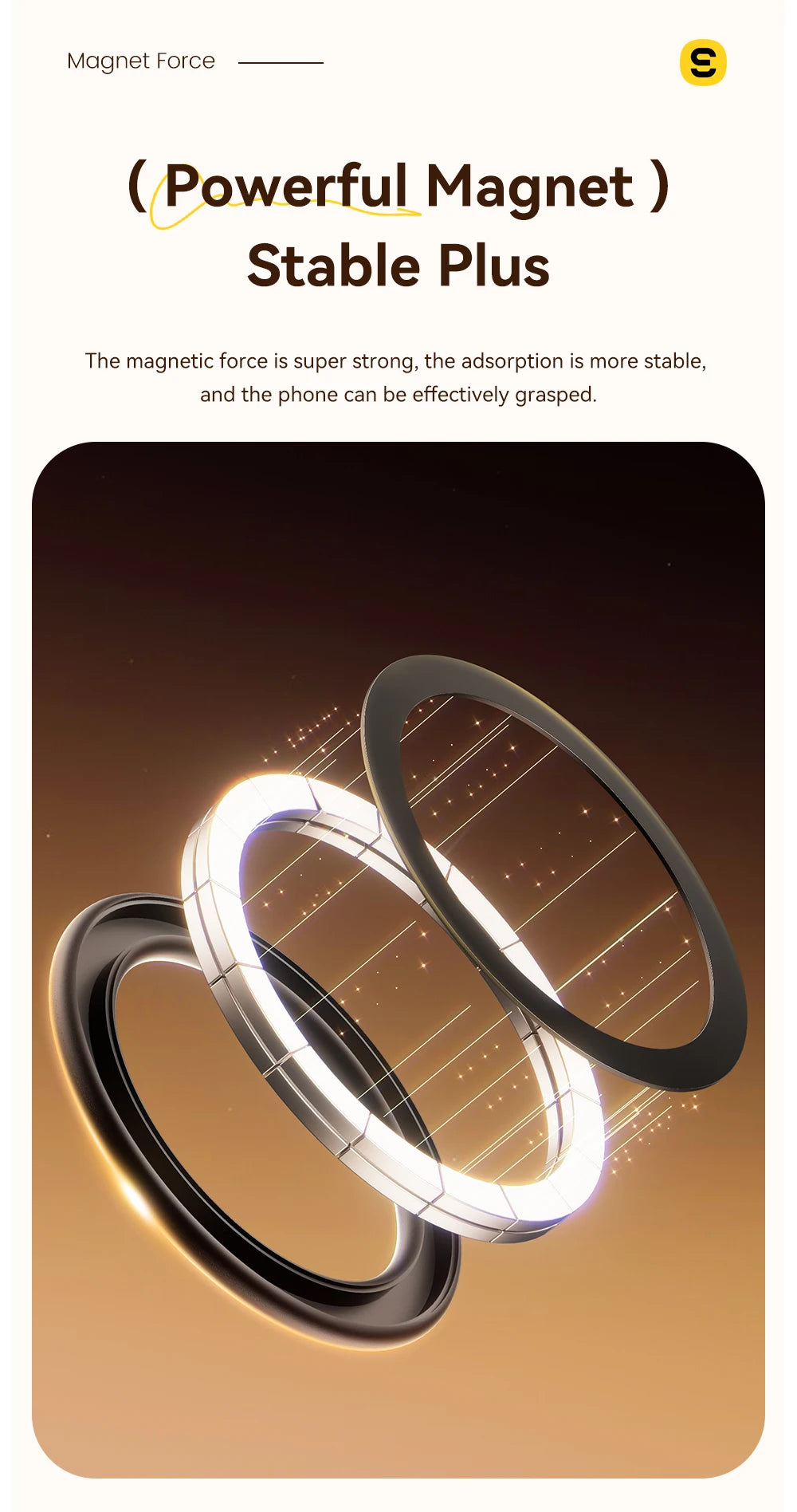 Essager Magnetic Metal Ring for iPhone 16 15 14 MagSafe Magnet for Android Phones Plate Sticker Rings For Wireless Charger Stand