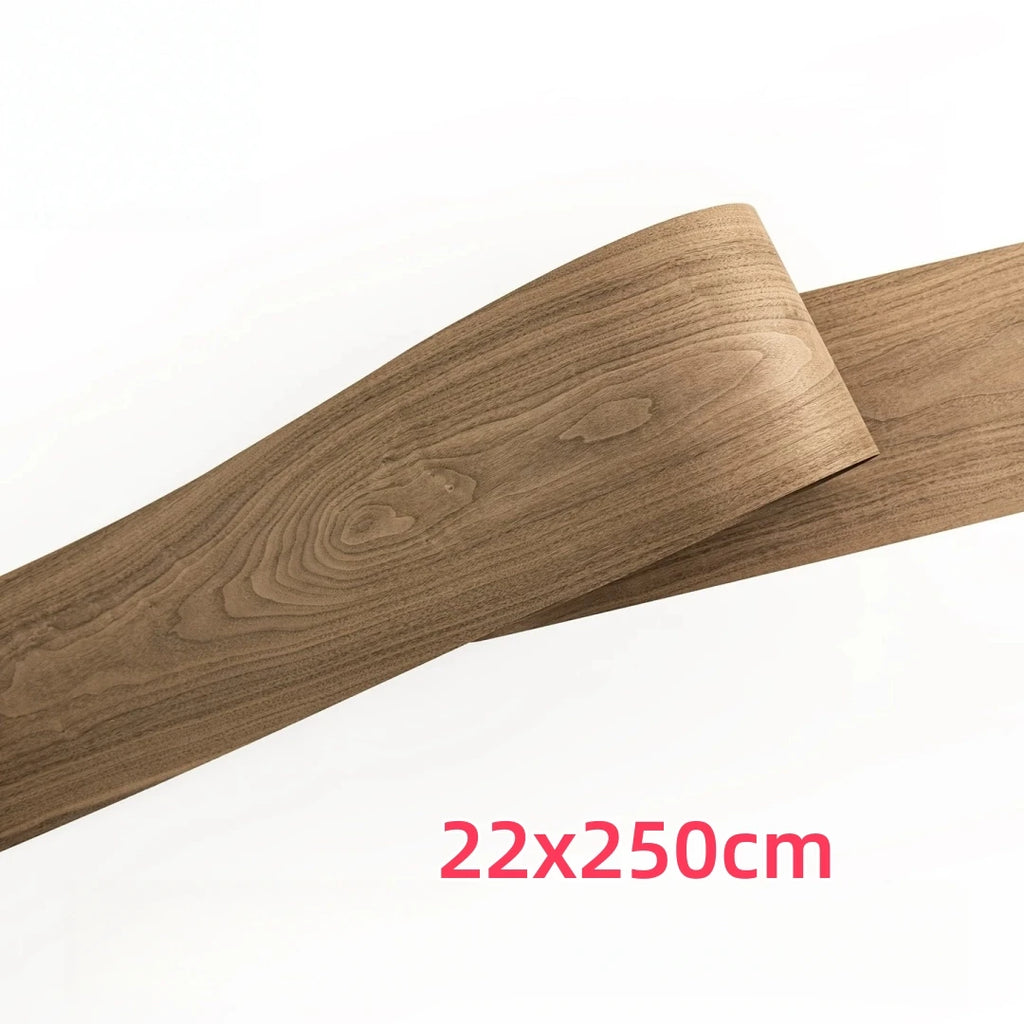 Thick Cut Natural Black Walnut Flat Cut Wood Veneer for Furniture Renovation DIY Crafts Car Interiors Speaker Surface Sheets