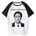 Nicolas Cage Summer Top Male White T Shirt Aesthetic Y2K T-Shirt