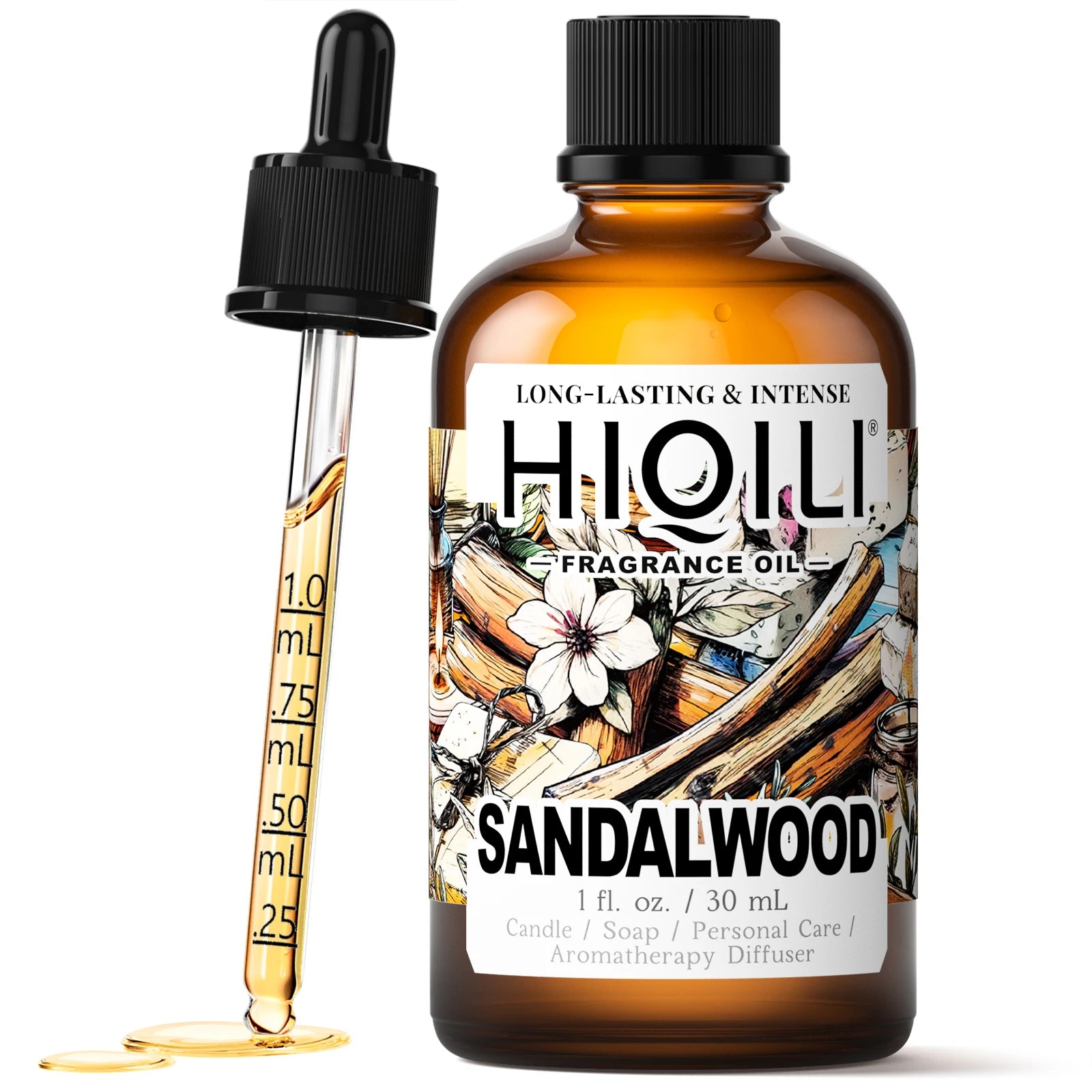 HIQILI Helichrysum Fragrance Essential Oil 30ml Aromatherapy Diffuser Skin Care Hair Perfume Oil Body Mist Moisturizer Gift