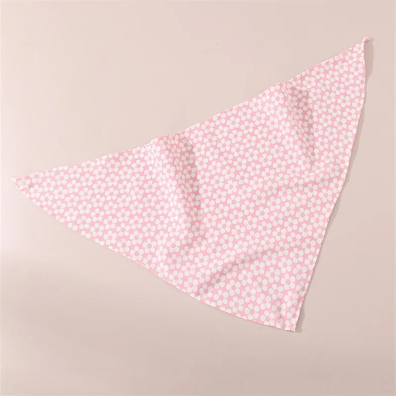 Pet Saliva Towel Pet Dog Saliva Bib Bib Cat Bib Scarf Printed Triangle Scarf