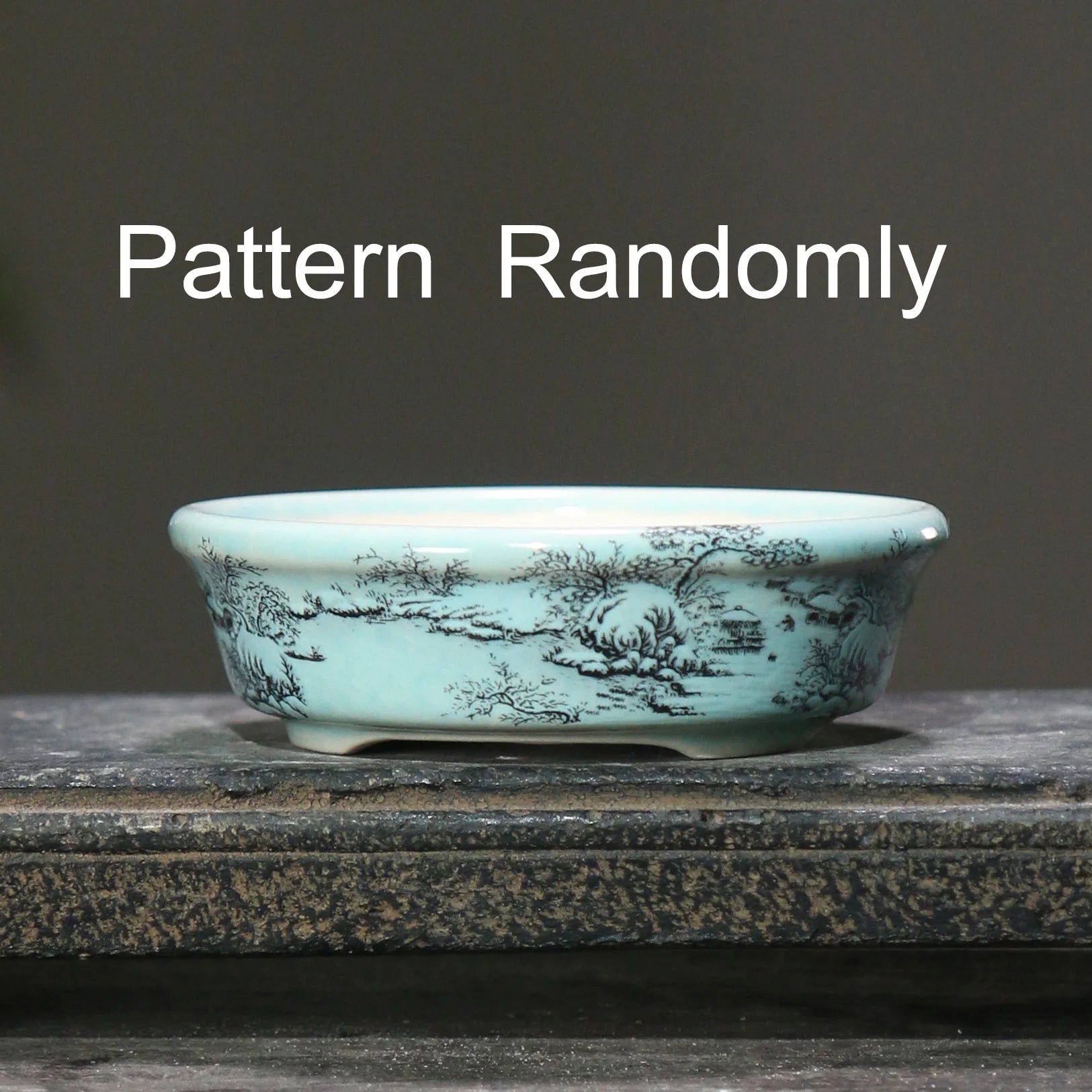 6Size Purple Sand Flower Pot Ceramic Bonsai Pot Handmade Succulent Flower Pot Chinese Landscape Flower Pot Home Decor LE302
