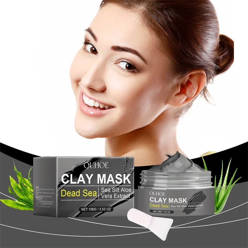 Dead Sea Mud Face Mask Deep Cleaning Pores Remove Blackheads Oil Control Moisturizing Brighten Smooth Skin Care Beauty Products