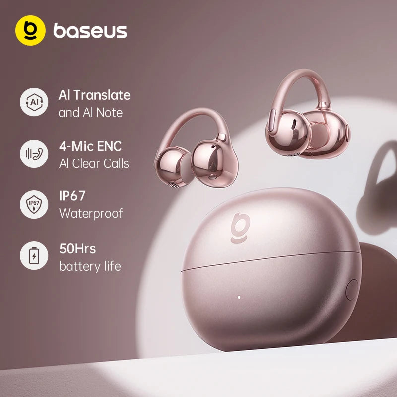 Baseus Bowie MC2 S Open Ear Clip Wireless Earphones