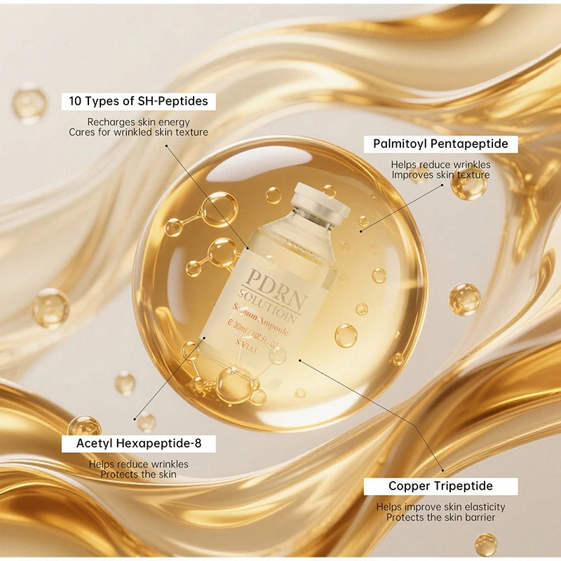 PDRN Salmon DNA Facial Serum Nourishing Control Stem Cell Ampoule Essence Smoothing Glow Boosting Skin-firming Korean Skin Care