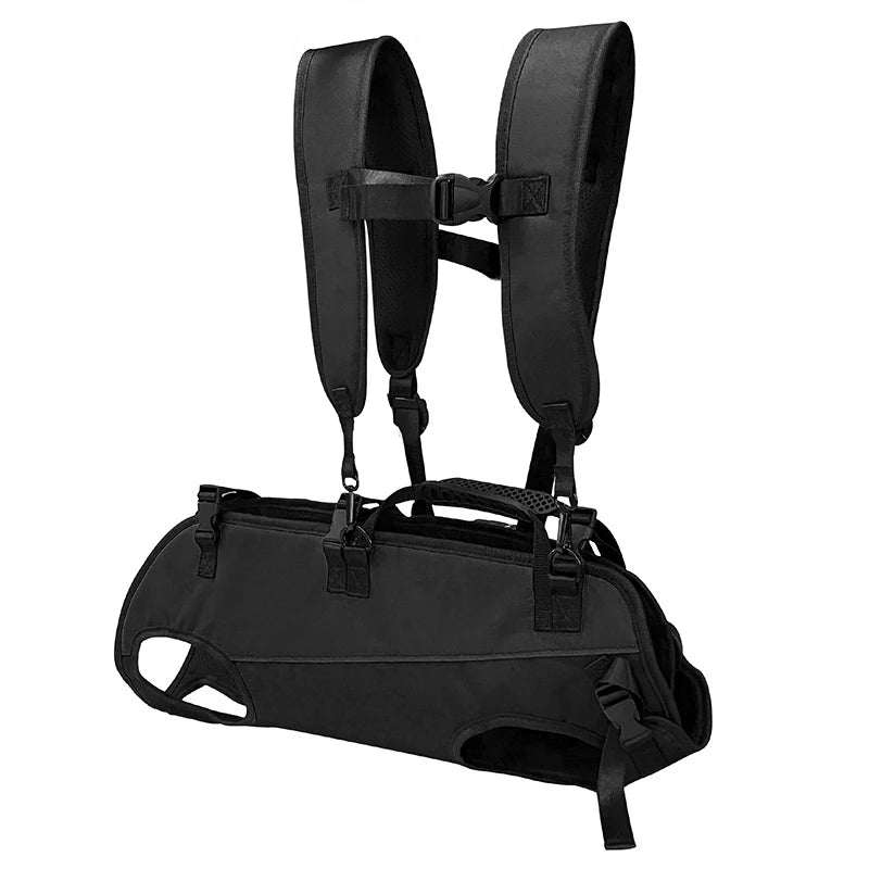 Pet Backpack Carrier Multi-Functional Airbag Shoulder Strap Outdoor Walking Support Stretcher Bag Cycling Dog Backpack